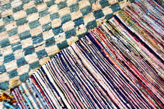 Image 1 of Vintage Boujaad Checker Rug – 243 x 174 cm