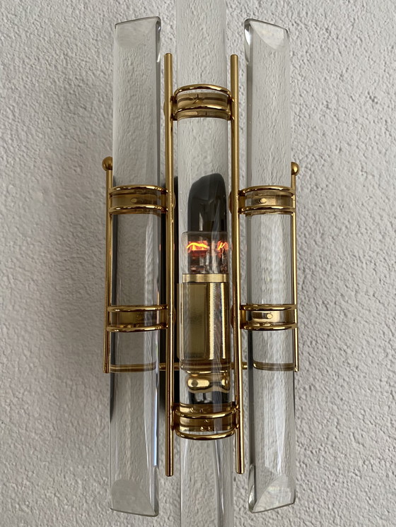 Image 1 of Appliques murales vintage Venini style Hollywood Regency