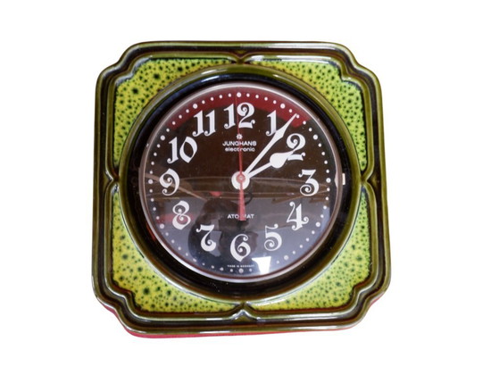 Image 1 of Junghans ATO-MAT Keramik-Wanduhr