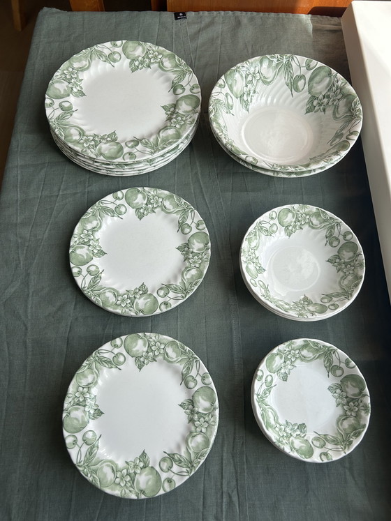 Image 1 of Bellissimo servizio da tavola Wood & Sons da 27 pezzi - Frutta Verde