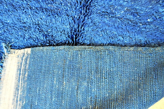 Image 1 of Indigo Blauw Vintage Beni M'Guild Vloerkleed - 270 x 160 cm