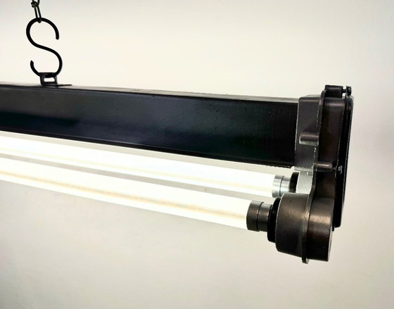Image 1 of Industrial Polished  Hanging Tube Light, 1970s