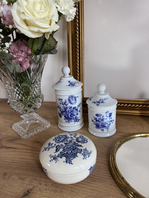 Juego de dos ollas de porcelana