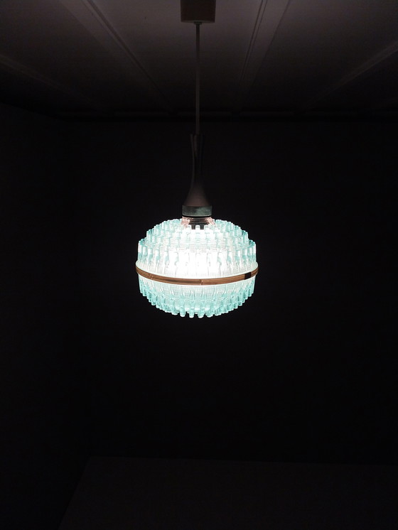 Image 1 of Suspension vintage style Space Age en acrylique, années 1970