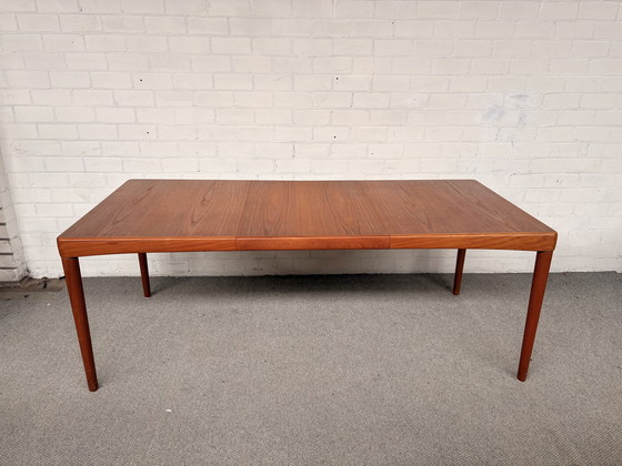 Image 1 of Bramin, table de design danois avec rallonge et 4 chaises