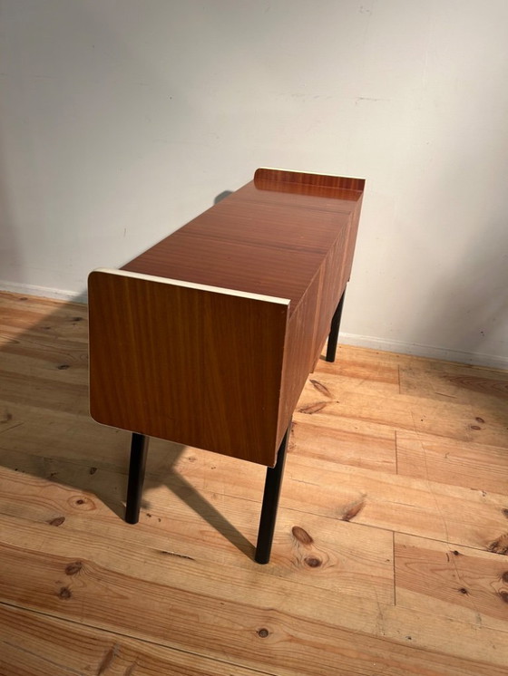 Image 1 of Prachtig vintage rockabilly tv meubel & 2 kastjes