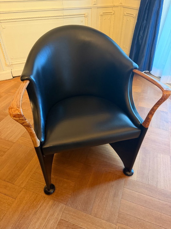 Conference Chairs / Armchairs Luigi Origlia – Leather (photo 3 of 5)