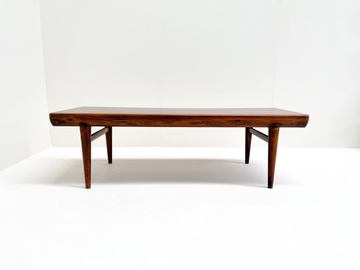 Johannes Andersen Rosewood Coffee Table for CFC Silkeborg, Denmark