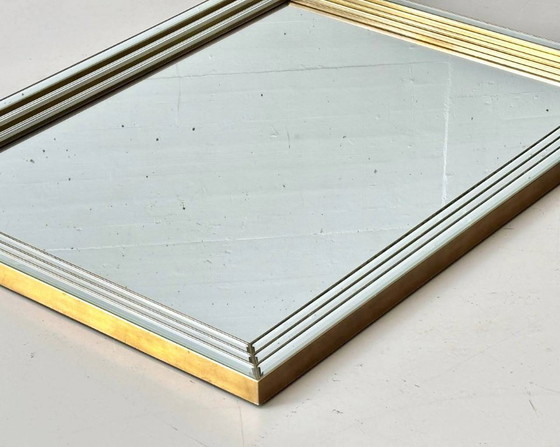 Image 1 of Miroir mural en cadre avec verre à facettes