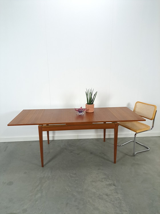 Image 1 of Teak Extendable Dining Table