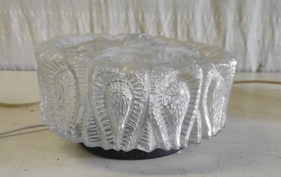 Image 1 of Ceiling or wall light in molded glass - 1960s/70s