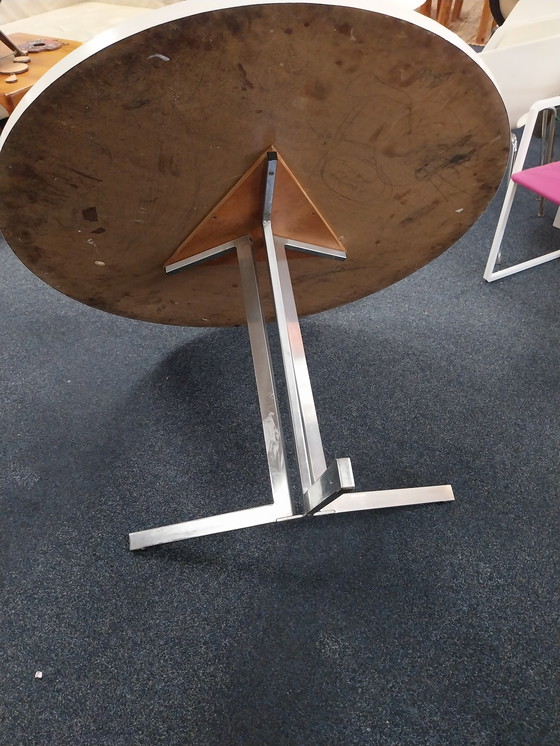 Image 1 of 1 tavolo da pranzo anni '80 di Hein Salomonson con diametro di 120 cm