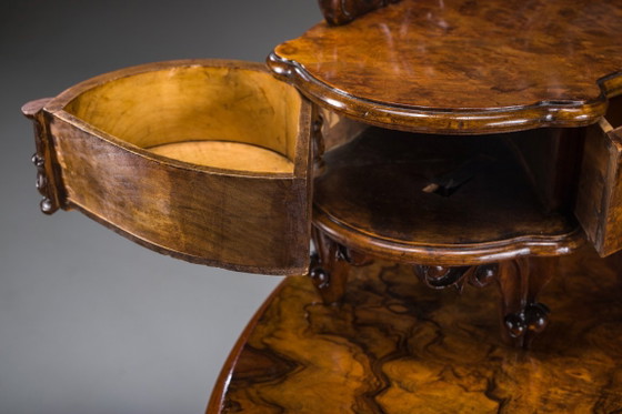 Escritorio Tocador Antiguo Louis Philippe de Nogal, 1860 – Wood (photo 10 of 28)