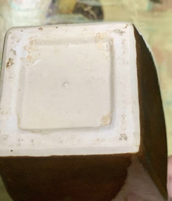 Mirror-effect glazed ceramic vase from the 1960s/70s (photo 9 of 12)