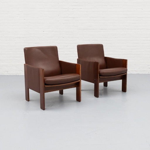 Set di 2 poltrone Cassina 917 Scarpa anni '60