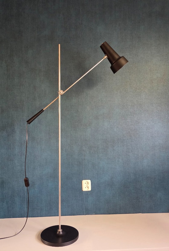 Vintage Hengellamp - Willem Hagoort | Model 329 - Jaren 60 – Vloerlampen, Metal (photo 2 of 13)
