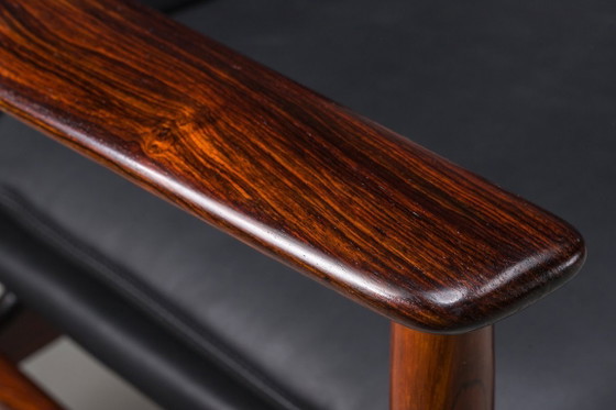 Image 1 of Dänische Modell 431 Sessel aus Leder von Arne Vodder für Sibast Møbler, 1960er, 4er-Set