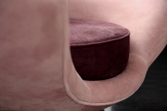 Image 1 of Vintage Mid-Century Space Age Velours Loungeset van Paged, 1972, set van 3