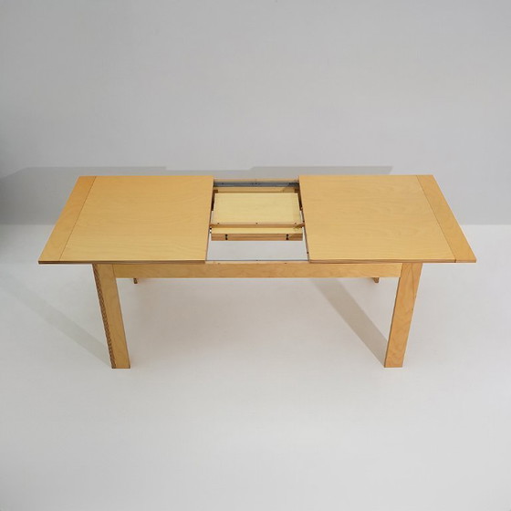 Image 1 of Maple table with extendable top, 1970s