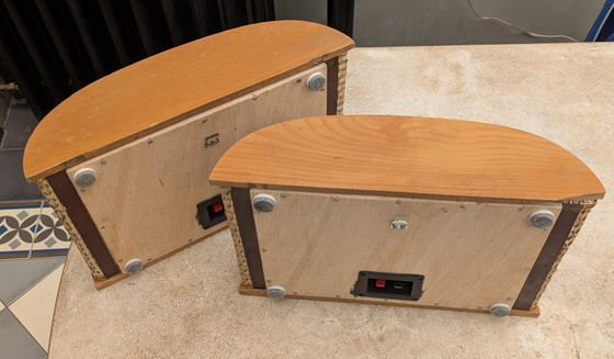 Sistema di altoparlanti per trasmissioni radiofoniche degli anni '50, modificato. – Oggetti decorativi (photo 12 of 15)