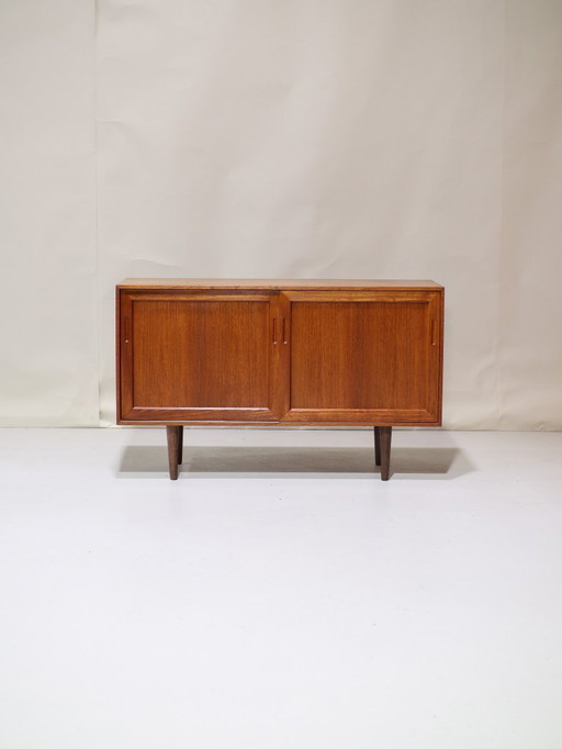 Sideboard teak Danish vintage TV cabinet 1960s