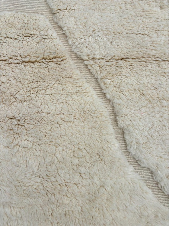 Image 1 of Luxuriöser, maßgefertigter Teppich 3 x 2 Meter, marokkanischer Berberteppich, einzigartiger weißer Teppich