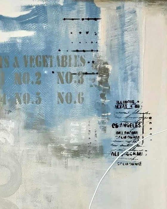 Original Acrylic Painting Contemporary Street Art Movement Towards Health – Paintings & Drawings, Canvas (photo 5 of 7)