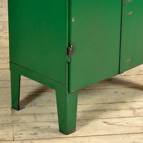 IJzeren Industriële Kast, jaren 70 – Kasten, Iron, Metal, Vintage (photo 9 of 15)