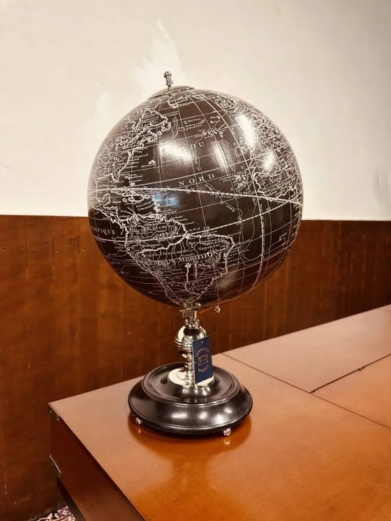Globe de table noir Authentic Models, Objets déco, Bronze, Bois (photo 3 sur 9)
