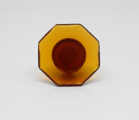 Image 1 of Klein amberkleurig apothekersflesje