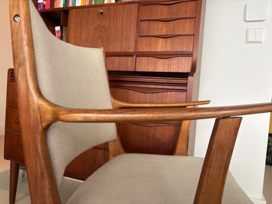 Image 1 of 5 sillas de comedor modernas de mediados de siglo de Johannes Andersen Uldum