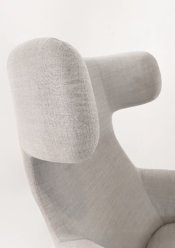 Softline Havana Lounge Chair – Lichtgrijze Stof – Fauteuils, Polyester, Metal (photo 8 of 9)