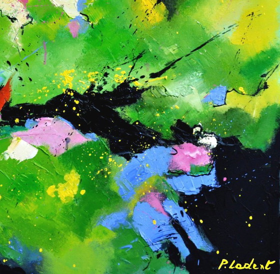 Pink in the Green – Paintings & Drawings, Canvas (photo 4 of 5)