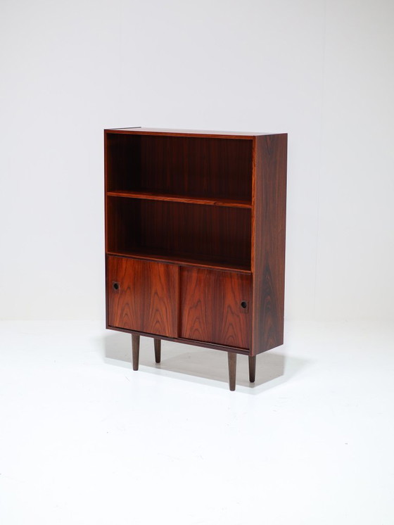 Image 1 of Bibliothèque à portes en palissandre, style danois vintage