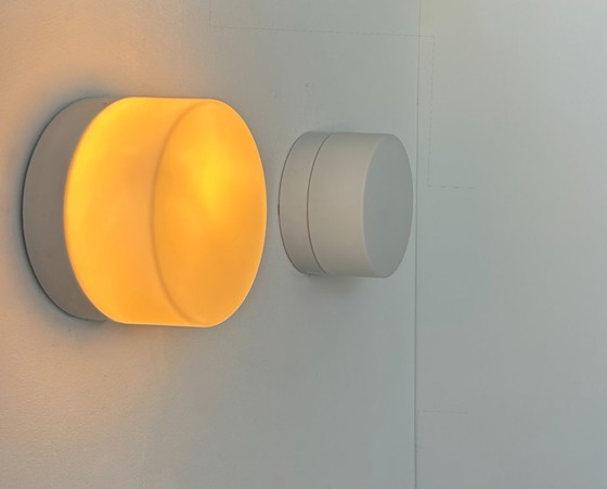 Image 1 of Coppia di applique vintage in porcellana e opalina, Francia 1970