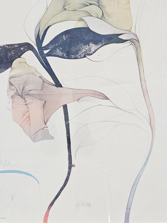 Bruno Bruni, Melancholies, 1984, Lithographie, Gerahmt – Lithographien & Drucke (photo 13 of 17)