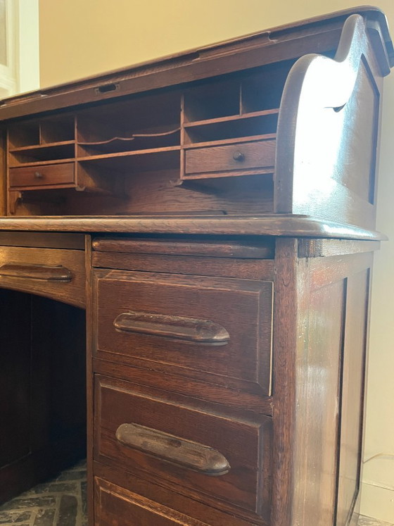 Image 1 of Antique Roller Shutter Desk