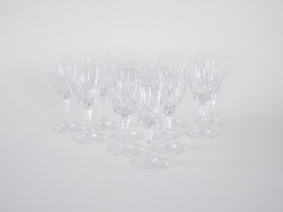 Image 1 of Set of crystal glasses, Danish design, 1970s, manufactured in Denmark