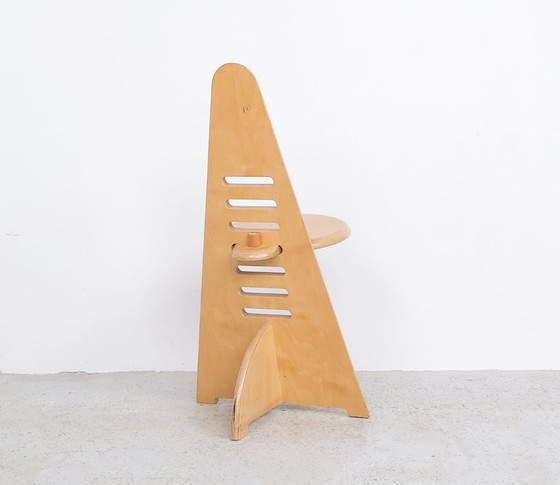 Image 1 of Lundi-sit verstelbare houten stoelen, Lundia 1980s