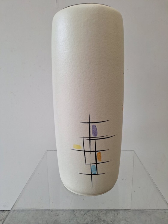 Image 1 of Vintage XL Jasba Keramik Vase Abstract