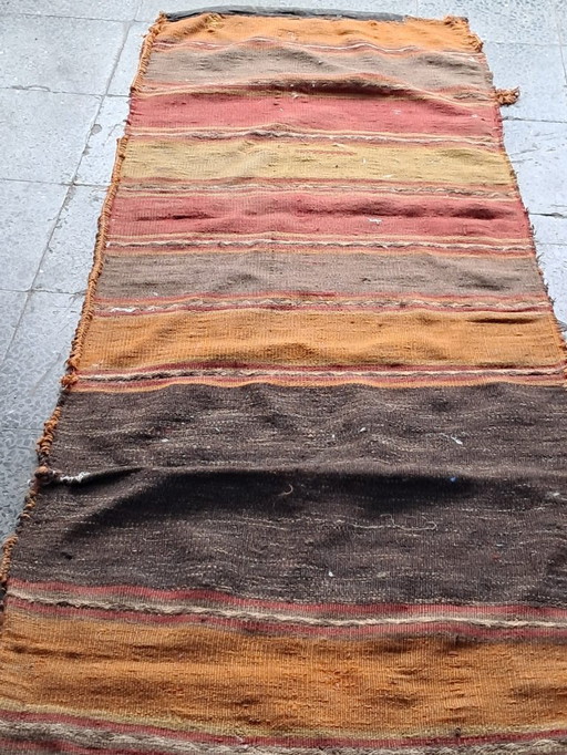Kilim turco tessuto a mano 270x70 cm
