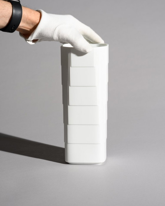 Image 1 of Dieter Mankau & Christa Häusler-Goltz Porcelaine Noire Bisque Porcelain Vase Duo