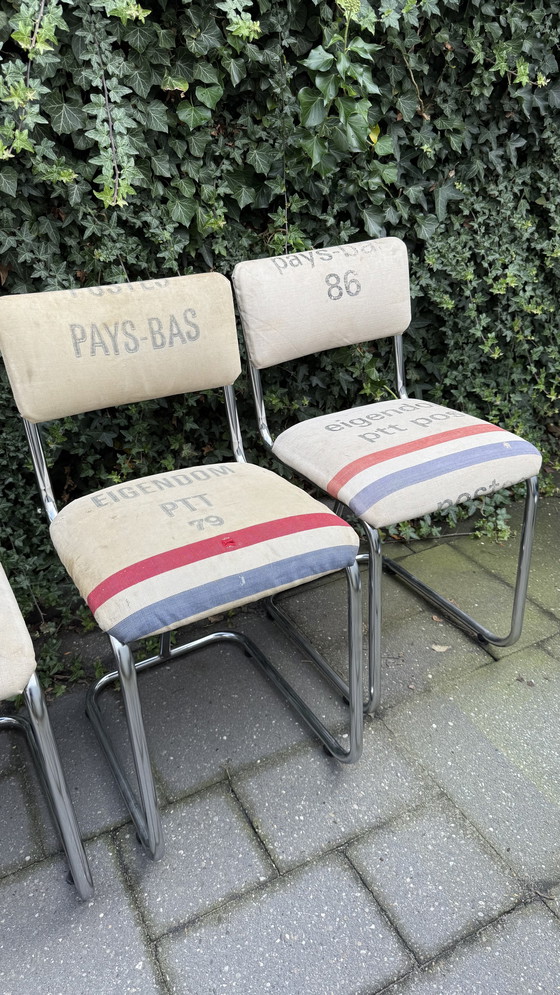 Image 1 of 6 sedie Gispen modello 107