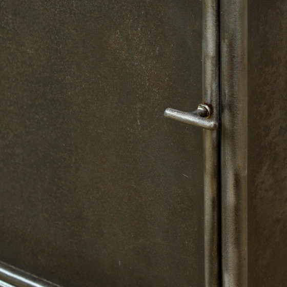 Image 1 of Set ijzeren nachtkastjes, circa 1910