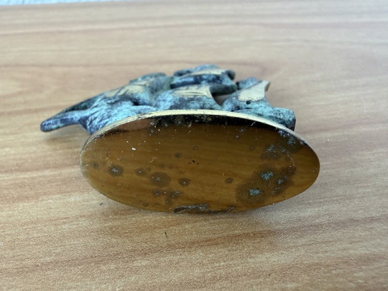 Image 1 of Objet unique de Walter Bosse. Navire des années 1950.