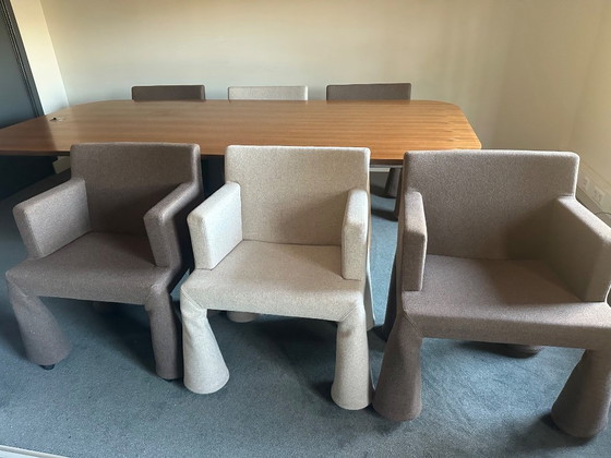 Image 1 of Tavolo Lande Teska + 6 sedie Moooi VIP