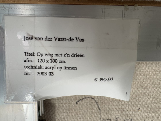 Abstract Figurative Painting by José Van Der Varst – Paintings & Drawings, Canvas (photo 6 of 8)
