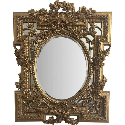 Miroir vintage avec glaçure de Napoléon III