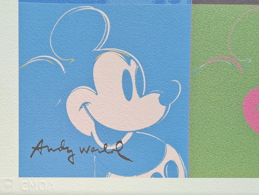 D'après Andy Warhol, Topolino, années 1980, lithographie