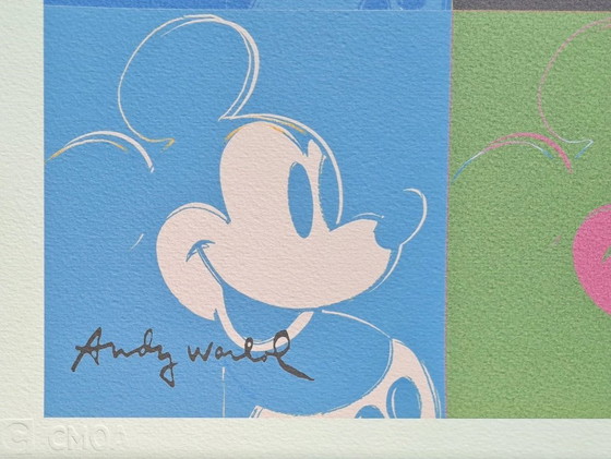 Image 1 of D'après Andy Warhol, Topolino, années 1980, lithographie